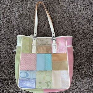 Coach Patchwork Medium Tote Bag